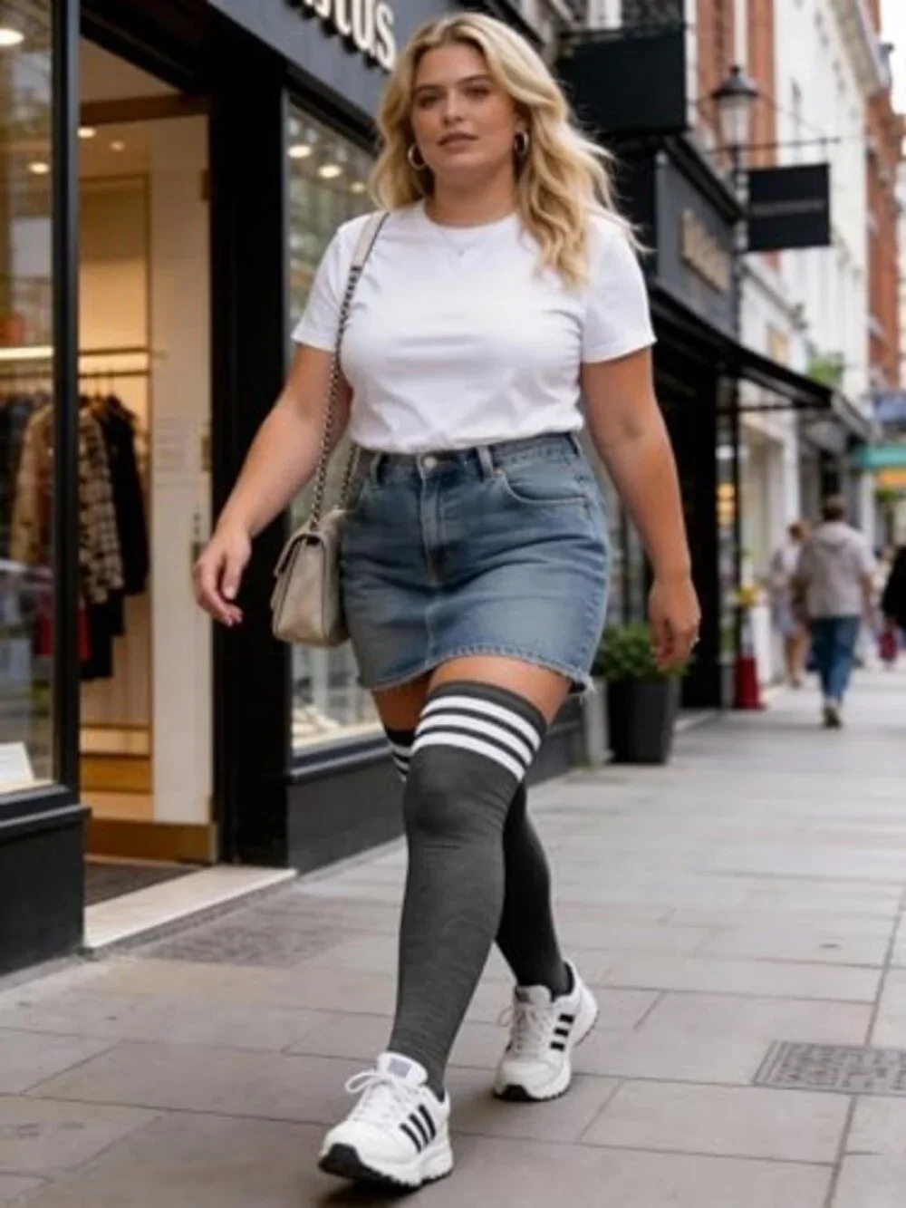 Plus Size Thigh High Socks for Women | Over Knee Warm Stockings | Daily Wear